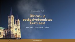 Ülistus- ja palveteenistus Eesti eest