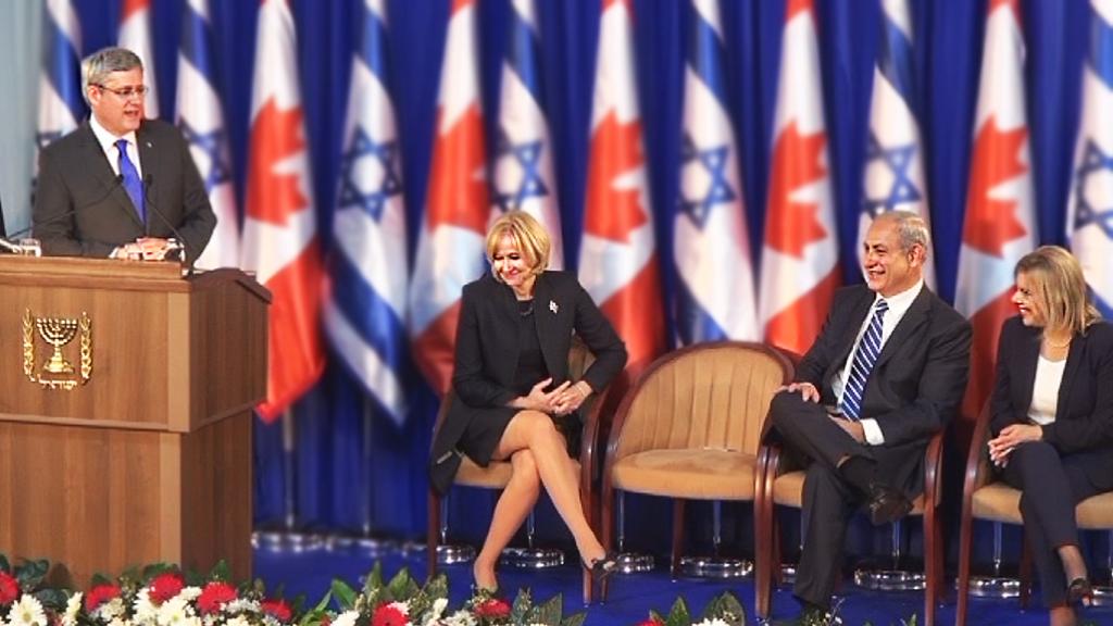 Bön tog Kanada till platsen vid Israels sida