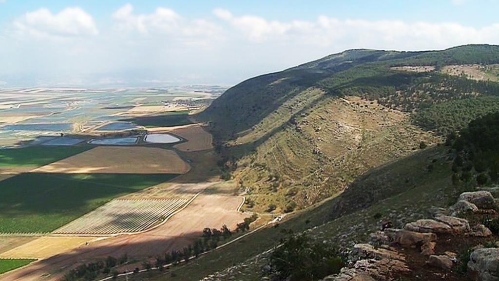 Gilboa mäe nõlvadel