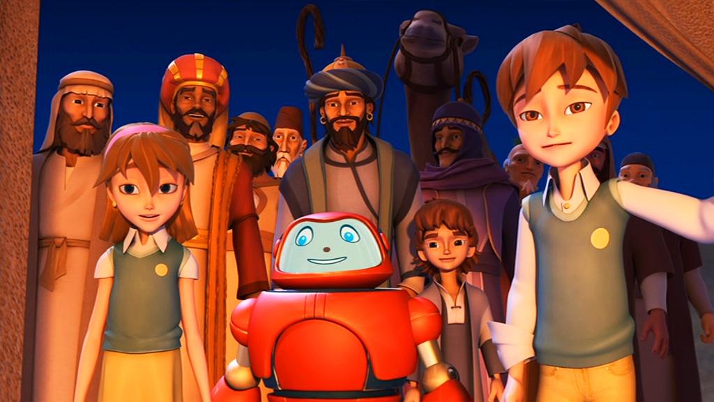 Superkirja vie Rikun, Anun ja Ismon jännittävälle matkalle Raamatun tapahtumiin. Matkallaan he oppivat, mikä on joulun salaisuus.