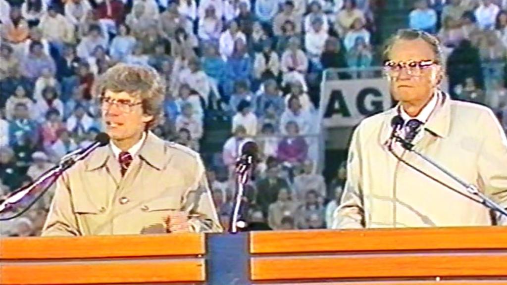 Billy Graham At Helsinki Olympiastadion 1987