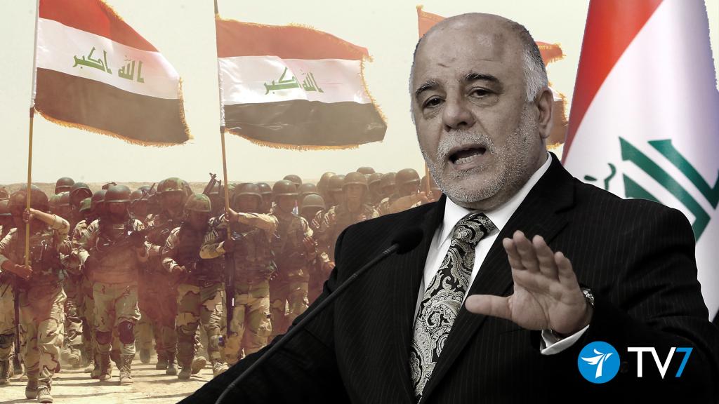 Irak mitt i konflikten mellan USA och Iran