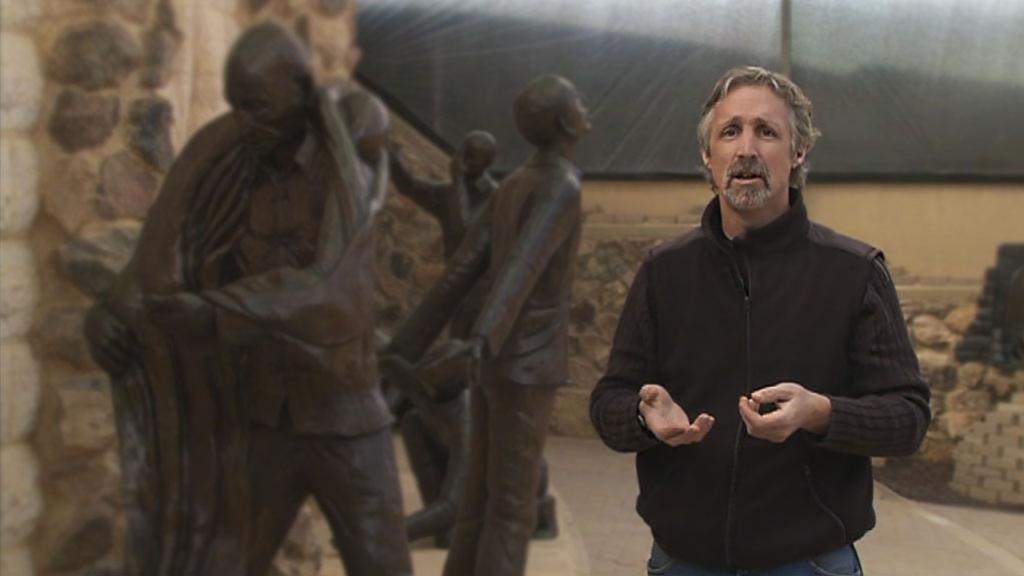 Skulptor  Rick Wienecke holokausti äärel