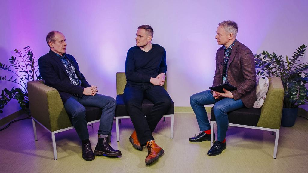 Kaitseväe peakaplan Ago Lilleorg ja ettevõtja Peep Saar