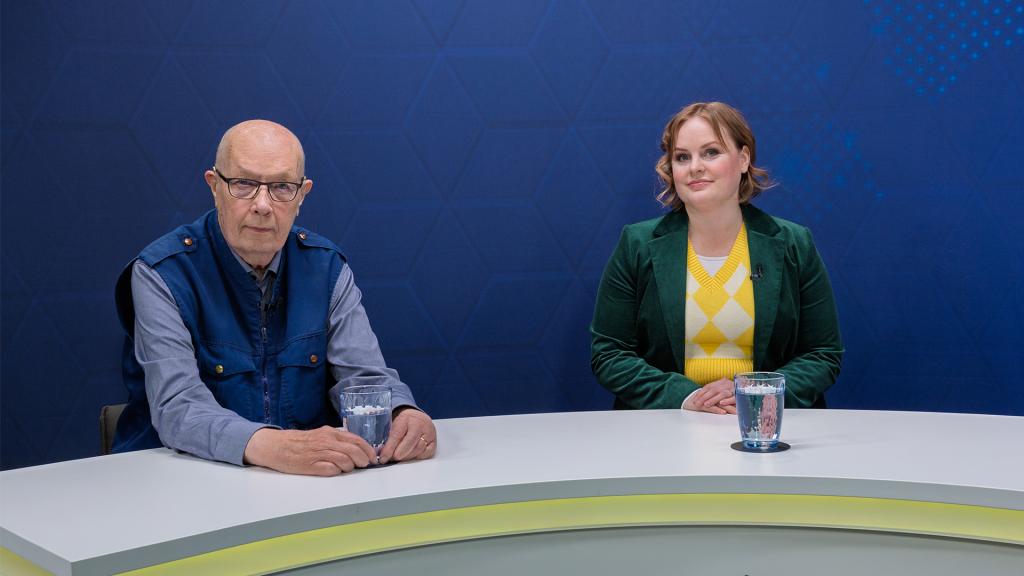 Seurakunnissa esiintyvästä hengellisestä väkivallasta keskustelemassa uskontojen uhrien tuki ry:n uusi pj. Anniina Rousu ja järjestön pitkäaikainen aktiivi, seurakuntaneuvos Thorleif Johansson.